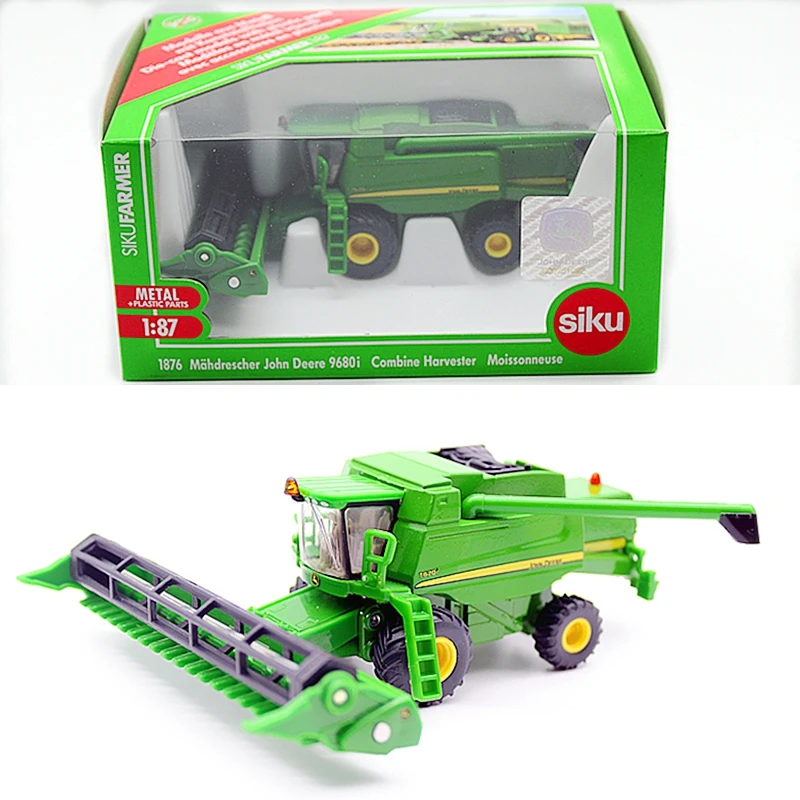 monster truck toys Exquisite alloy 1876 harvester model,1:87 sliding farm harvester toy,high-quality model toy,free shipping maisto diecast