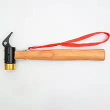 Camping Tent Tool Nail Puller Hammer Multifunctional Tool Accessories Nail Puller Camping Hammer Tool 11.5Cm*30Cm Brass Hammer