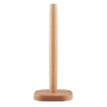 

Wooden Holder Paper Towel Stand Rack Storage Roll Round Beech Kitchen Home Table Tool Accessories for Kitchen Storage 31.5cm