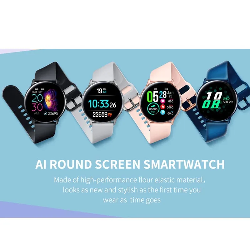 DT88 Смарт часы круглый сенсорный экран Smartwatch IP68 Водонепроницаемый сердечный ритм умный фитнес трекер спортивные часы VS Q8 Q9