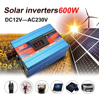 

600W Car Inverter USB Inverter Charger LCD Display Battery 12V 24V To 220V Voltage Car Transformer Convert Solar Car Power Inve