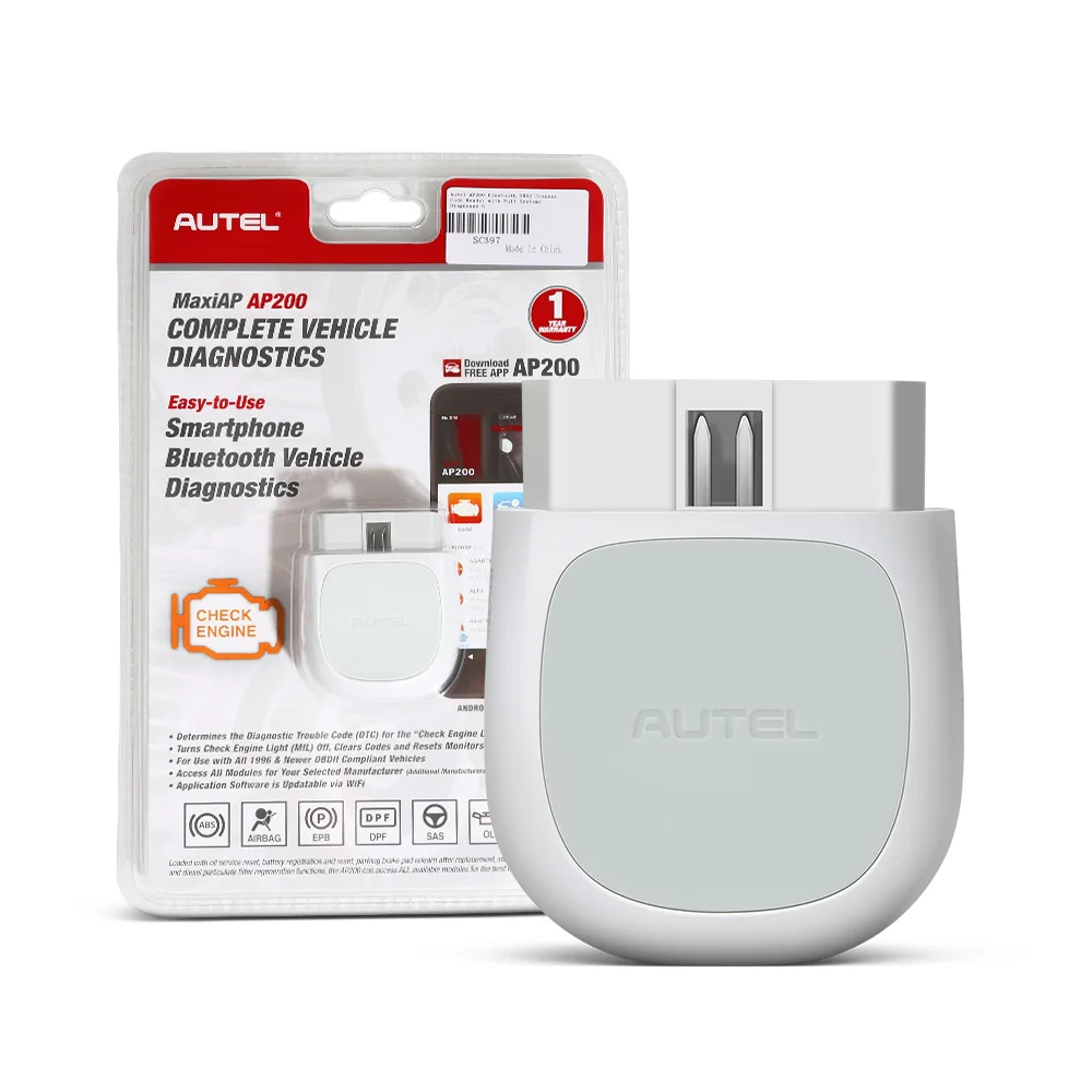 Autel AP200 OBD2 Scanner OBD OBDII Car Diagnostic Tool TPMS Code Reader Automotivo Tool Full System PK AP200M MK808 buy car inspection equipment Code Readers & Scanning Tools