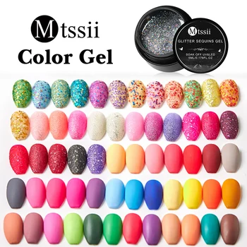 

Mtssii Color Mud Gel 2020 Newest Pure Color Paint Gel DIY Nail Art Design Quality Nail Gel Polish Manicure Varnishes UV Gel
