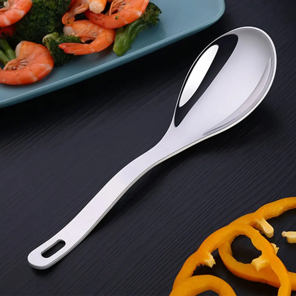 Commitment Function Design Allows With Your Existing Flatware Mirror Polished Stainless Steel Split Spoon Long Handle Spoon