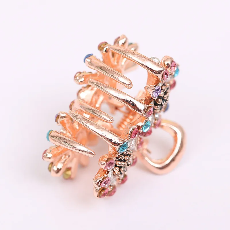 

European version of Oriental Beauty Color New Sun Flower Small Clamping Alloy Rhinestone Small Top Clip A48