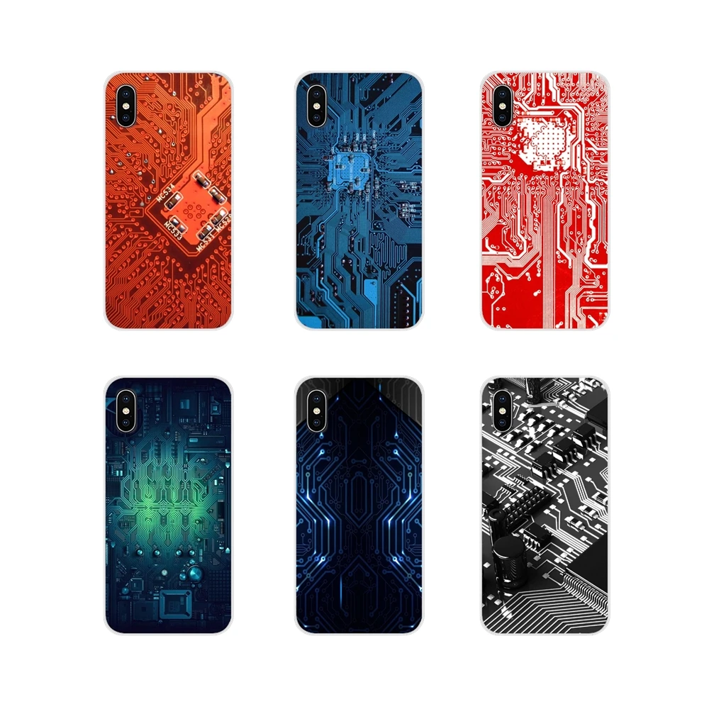 Technology Circuit board Motherboard line For Motorola Moto X4 E4 E5 G5 G5S G6 Z Z2 Z3 G G2 G3 C Play Plus Soft Transparent Case | Мобильные