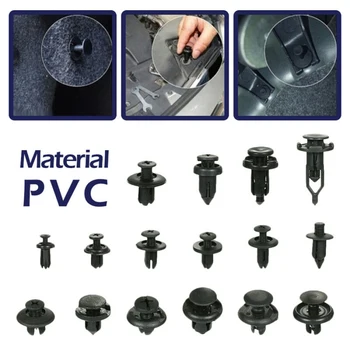 

Fasteners Rivet Trim Panel Moulding Clip 22 types Set Kit 635pcs Auto Car Body