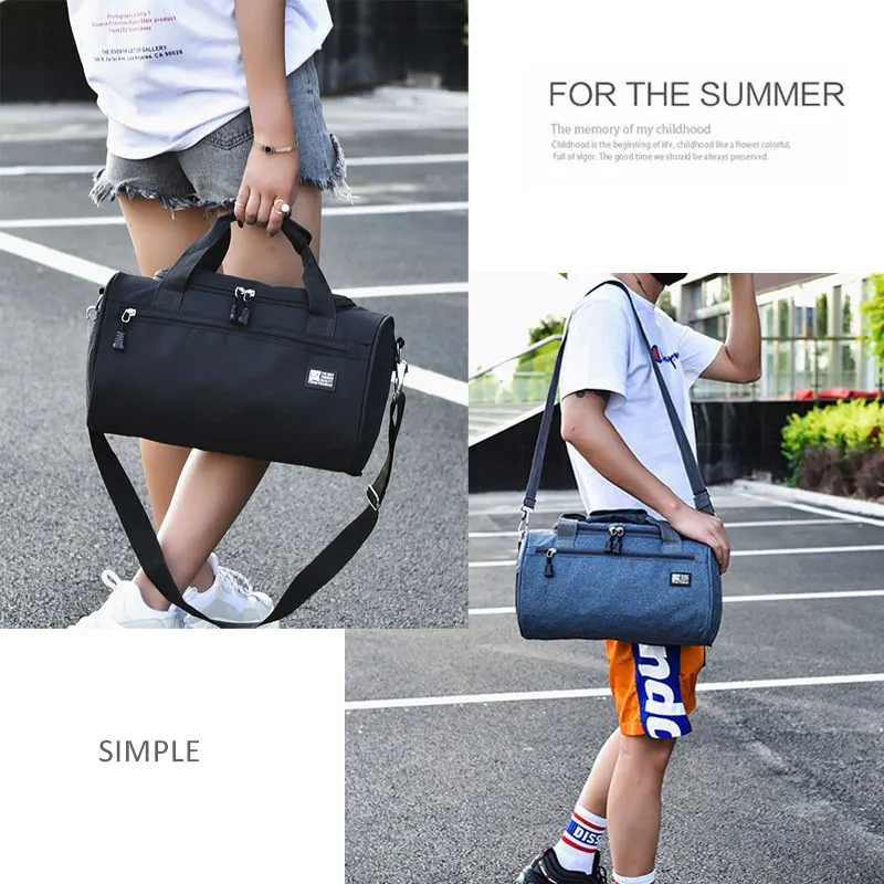 Sport Travel Handbag Large Capacity Fitness Gym Bag Luggage Waterproof Swimming Training Yoga Bag Multifunction Men Women Bags