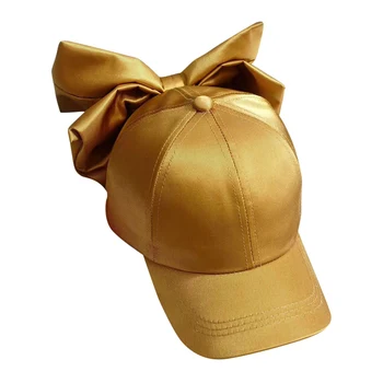 

Autumn Baby Cap Girls Children Big Bowknot Design Caps Hats Adjustable Sun Protection Casual Visors