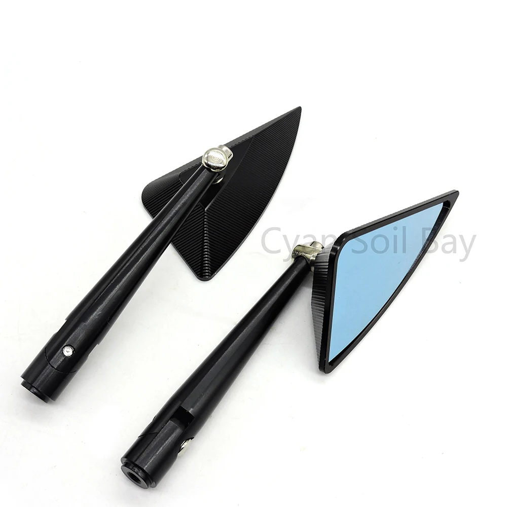 Universal 6mm/8mm/10mm CNC Motorcycle Rearview Side Mirrors Street Sports Bike Chopper Ruiser Moto Rear View Mirrors Accessories
