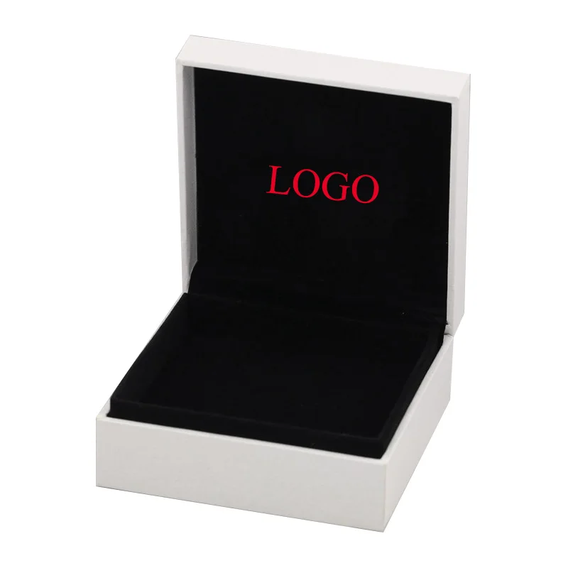 

9*9*4cm Papper Pans Packaging Box Fine Jewelry Display Bag Ring Bracelet Earrings Necklace Gift Velvet Box For Europe Jewelry