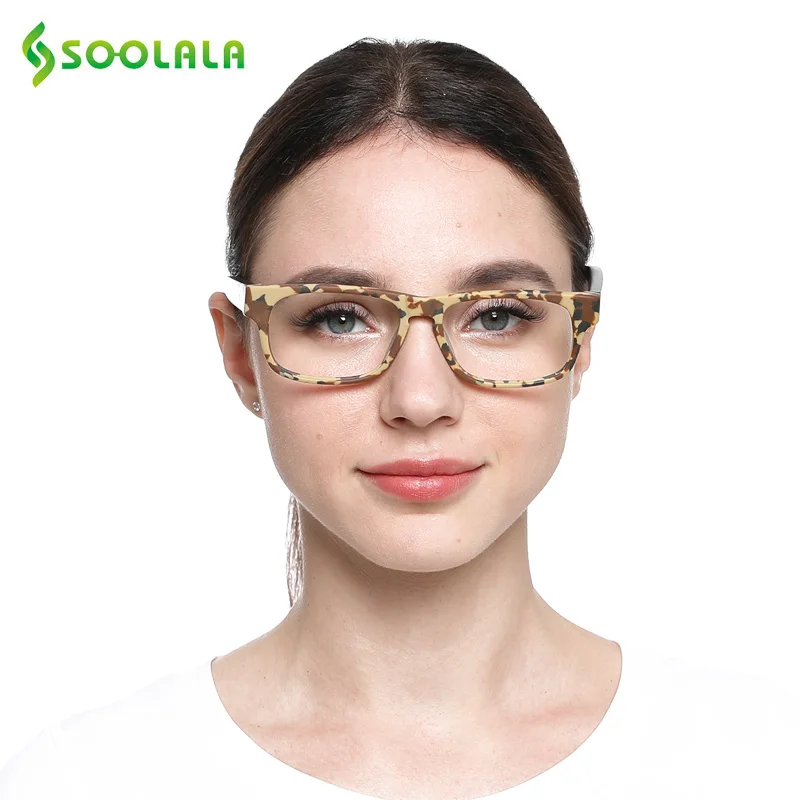 SOOLALA, анти-синие, настоящая древесина, компьютерные очки для близорукости, мужские, женские-0,5-0,75-4,0, оправы для очков по рецепту, подарочная упаковка