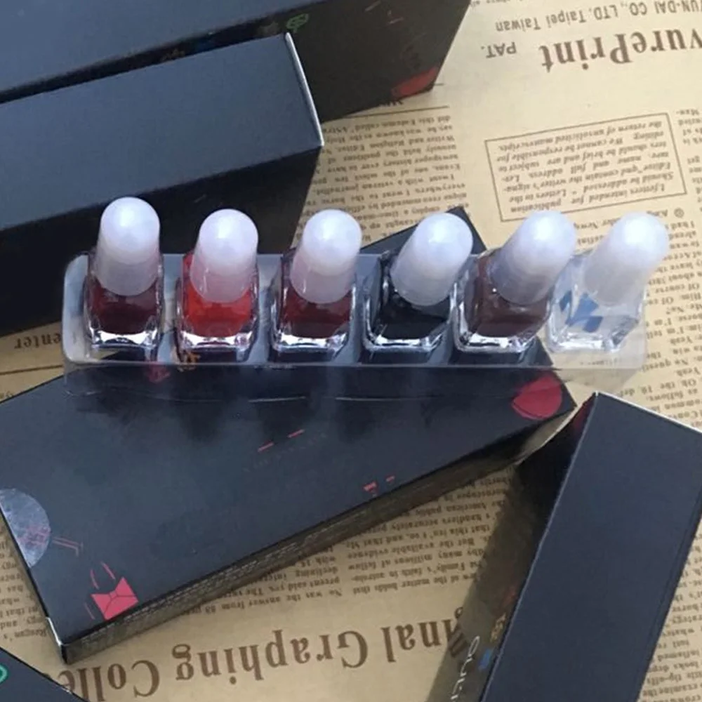 6 шт. набор для полировки ногтей набор на водной основе Peelable Tearble лак для ногтей легко удалить равномерный цветной гель-полировщик ногтей искусство красоты
