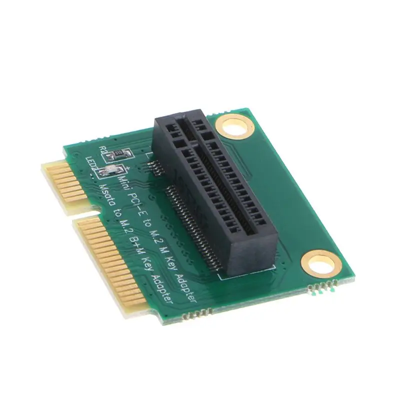 M.2 NGFF Nvme SSD для Mini PCI-E адаптер карты Вертикальная установка конвертер с кронштейном для 2280 типа NVME SSD