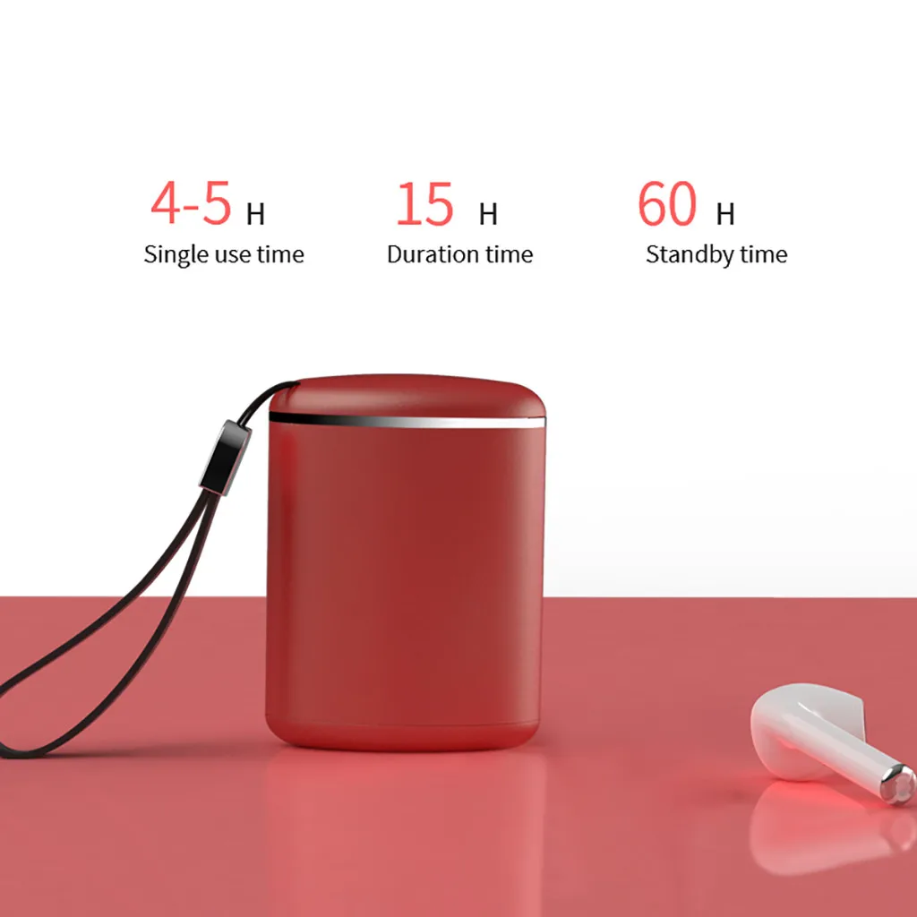 

Bluetooth 5.0 Earphone TWS Metal Wireless Earphones Ergonomic Design Noise Reduction Sports Fitness Earbuds with Microphone