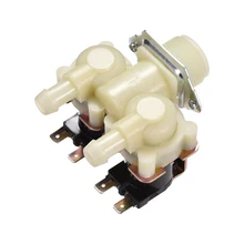 Uxcell AC24V G3/4x12 мм Барб пластиковый Электрический электромагнитный клапан нормально закрытый N/C давление воды на входе переключатель потока