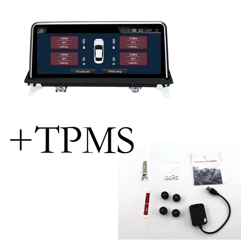 Liandlee Car Multimedia GPS Audio Radio Stereo For BMW X5 M E70 2006~2013 CarPlay TPMS For CIC NBT System Navigation NAVI