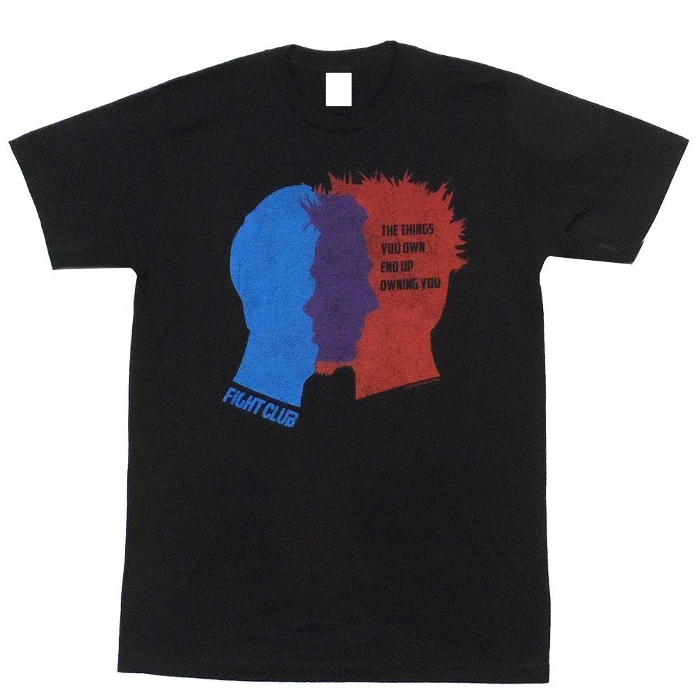 

Summer 2019 Fight Club The Things You Own Ends Up Owning You Licensed Men T Shirt Pulp Fiction Streetwear John Wick