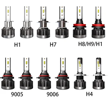

2pc LED Headlight Bulb H1 H7 H8/H11 9005/HB3 9006/HB4 H4 LED Auto Light 40W 4000LM 6000K Car Fog Lamp Turbo LED 12V 24V