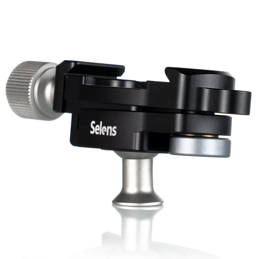 Selens MBP-19 Tripod Head Mini Panoramic Ball Head Camear Tripod Mount For Tripod Camera Cell Phone Light Stand