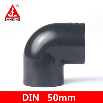 

Sanking UPVC 50mm 90 Degree Elbow Garden Irrigation System Fittings Aquarium Tank Tube Adapter Aquarium Tank Water Pipe