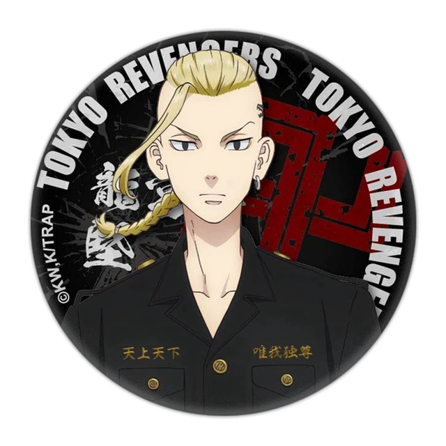 Tokyo Revengers Cosplay Anime Badges Manjiro Ken Takemichi Hinata Atsushi Chibi Pins Cute Brooches Fans Collection Props 5