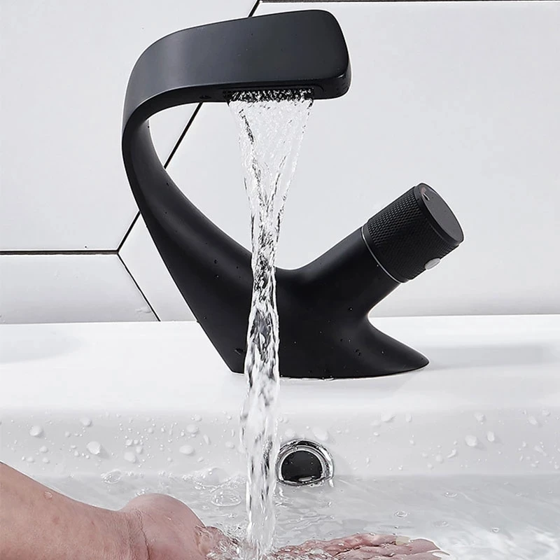 Bathroom Creative Design Basin Faucet Washing Tap Deck Mounted Cold and Hot Mixer | Обустройство дома