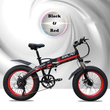 Высокое качество S9F алюминиевый сплав Электрический fat bike 2" 350 w 48v fat шины для взрослых