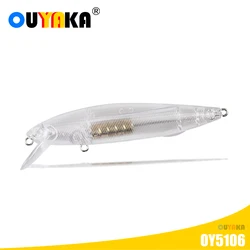 Blank Unpainted Lure Fishing Accessories Lures Sinking Minnow Isca Artificial Diy Bait Weight 4-16.5g Pesca Wobblers Embryo Body