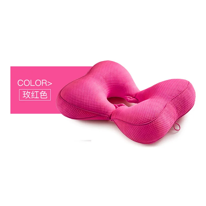 Office Butterfly Shape Folding Buttock Cushion Memory Foam Breathable Soft Thickened Cushion 