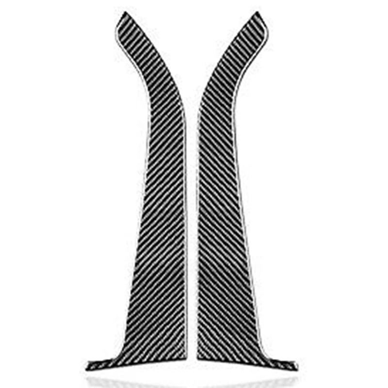 

for Ford Mustang 2015-2019 Carbon Fiber Front Car Door Panel Cover Sticker Trim