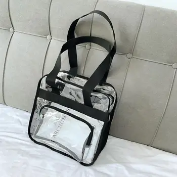

PVC Transparent Women Shoulder Messenger Bag Vacation Ladies Handbags Female Classic Elegant Crossbody Shoulder Bag