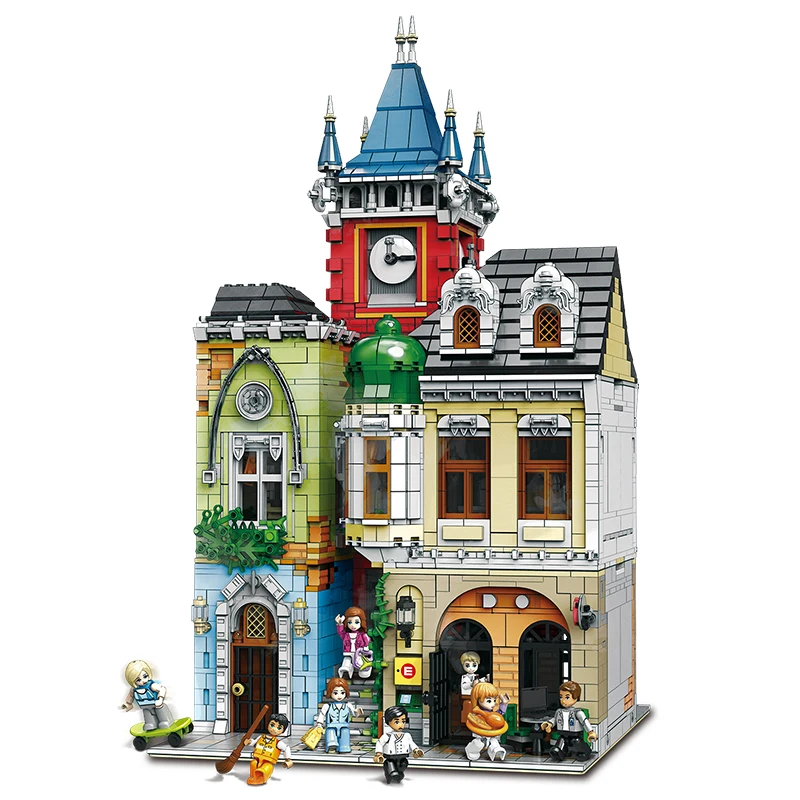 

4030pcs The Old Club Model Set City Street View Building Blocks Fit Creator Architecture Bricks Toy Gift For Children