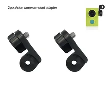 

2pcs Go pro Accessories Tripod Mount Adapter for Gopro 9 8 7 6 5 SonyAee AS15 AS30 AS100V Xiaoyi 4K Sj4000 Sj7DJI OSMO H8 H9