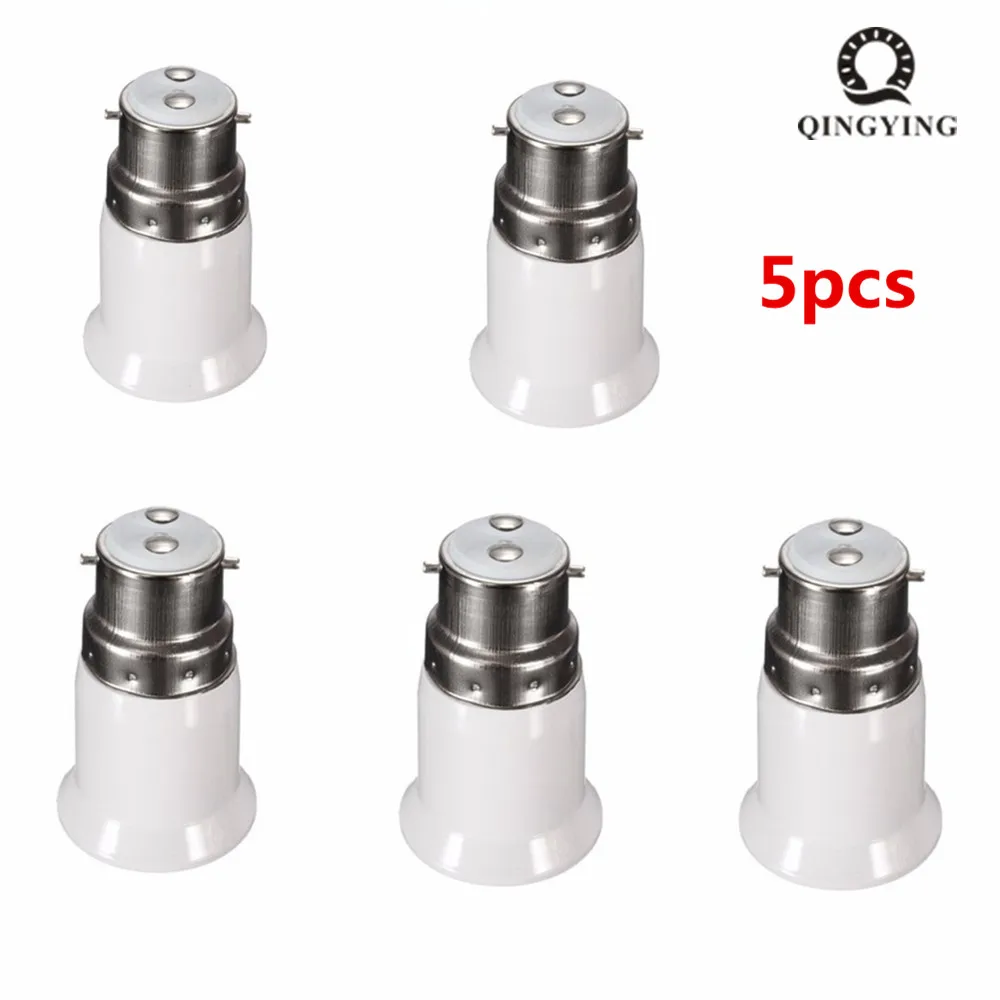 Lamp Holder Lamp Bulb Holder Socket Converter Lamp Base Lamp Socket Adapter Led Lamp Bulb Base Conversion Holder Converter B22 to E27 Socket Adapter Converter Light Adapter Lamp Holder Lighting Parts
