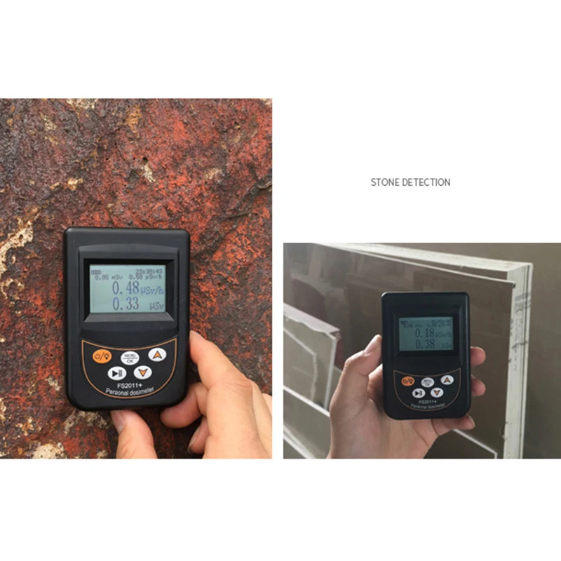 FS2011+ Radiation Dosimeter Geiger Counter Beta Gamma X Y β Ray Marble Tester Nuclear Radiation Detector