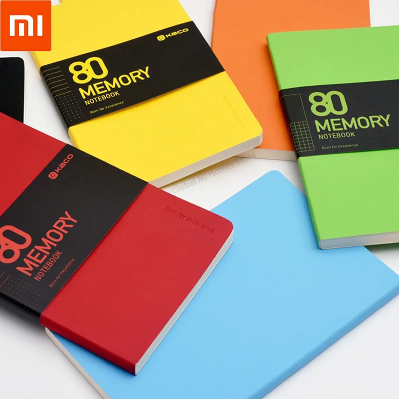 

Xiaomi Youpin KACO Meiyi Creative Simple and Fashionable Candy Laptop Handbook Daolin Paper 80 Pages Laptop Core 035