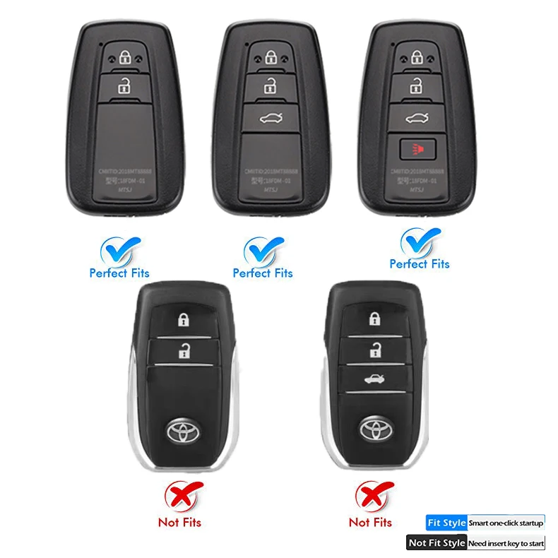 Portachiavi per auto in lega di zinco portachiavi per auto per Toyota CHR C-HR Prado Camry Avalon Prius Corolla RAV4 portachiavi Avalon - H5c9b4dceb0314295a6e382add14fbc96C