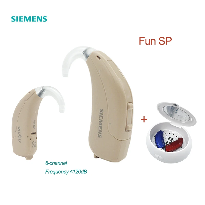 Germany Original Siemens Digital Hearing Aid Fun SP Upgrade Touching Lotus 23SP 675 Battery with Dry Stay Dryer | Красота и здоровье