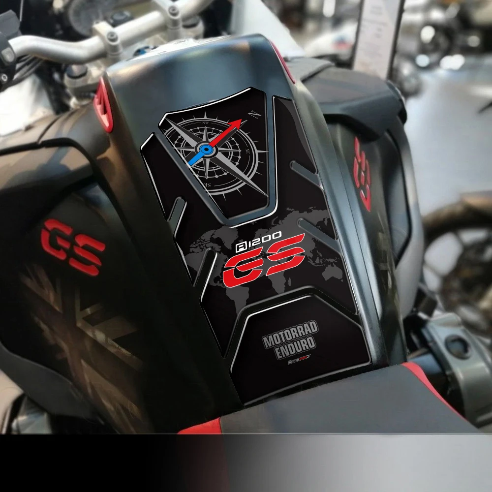 R1200 Gs Sticker Motorcycle Fuel Gas Tank Pad Protector Case for BMW R1200GS R1200 GS Adventure ADV 2014-2018 Polyurethane Resin