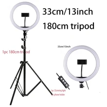 26CM 33CM 53cm Photo Studio Phone Ring Light Selfie LED Beauty Lamp USB Charger With Light Stand for Camera Smartphone Studio VK 26CM 33CM 53cm Photo Studio Phone Ring Light Selfie LED Beauty Lamp USB Charger With Light Stand for Camera Smartphone Studio VK