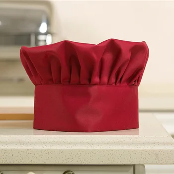 

Chef Hat Baker Kitchen Cook Restaurants Catering Cap Men Women Black Red White