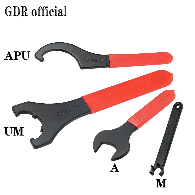 Wrench Nut Collet ER iso apu ER8 ER11 ER16 ER20 ER25 ER32 ER40 ISO20 ISO25 ISO30 APU13 APU16 C25 C32 C40 ER16MS ER20MS