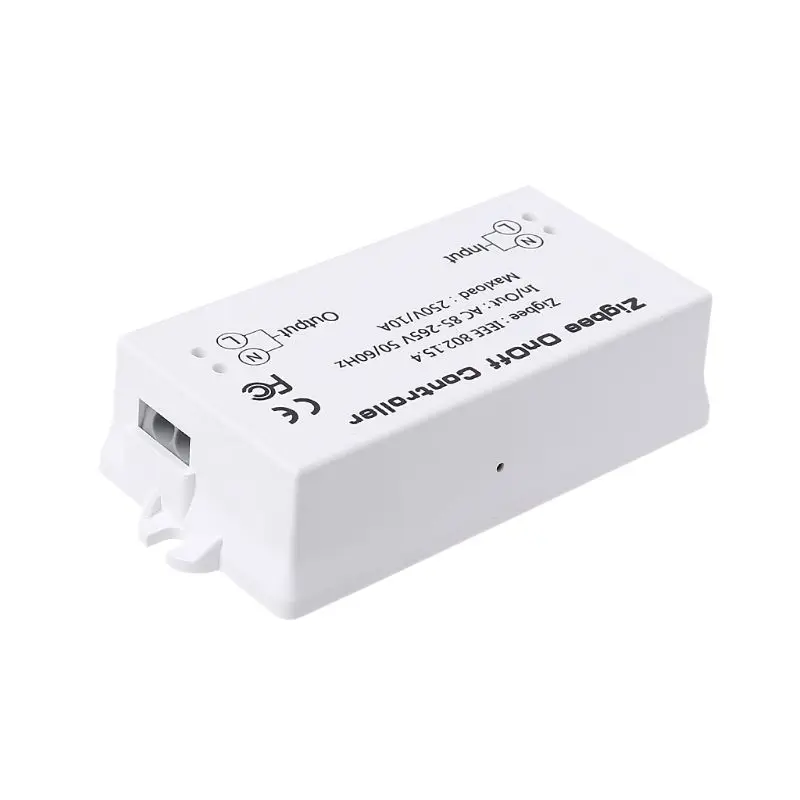 Zigbee вкл/выкл управление Лер умный переключатель приложение дистанционное управление Умный дом модуль AC85-265V 10A Прямая поставка поддержка