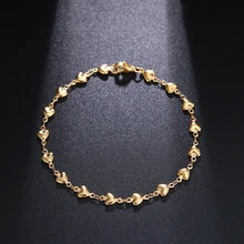 Браслеты на цепочке из нержавеющей стали для мужчин и женщин, цвета: золотистый, серебристый, с подвеской в форме сердца, с надписью Love Donot Fade, ювелирные изделия A1325