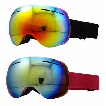 

Unisex Outdoor Winter Skiing Goggles Double Layers Anti-Fog Mask Glasses Skiing Spherical Snow Snowboard Eyewear Accessory #