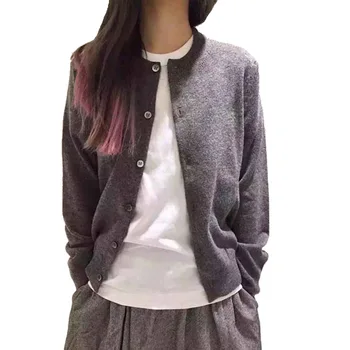 

2020 Fashion Solid Knitted Cardigan Female O-Neck Single Breasted Love Heart Shaped Couple Cardigan Sweater Parent-child Coat