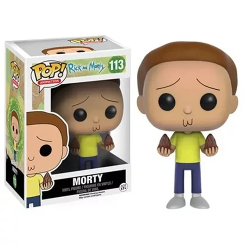 Funko POP Рик и Морти мультяшная фигурка модель виниловые куклы MR. MEESEEKS PICKLE Rick с