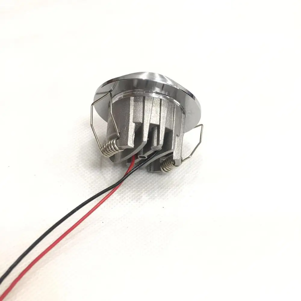 4Stck 3 W LED Mini Einbauleuchte Rund verstellbarer led Spot Deckenlampe 85-265V LED-Schrankleuchte