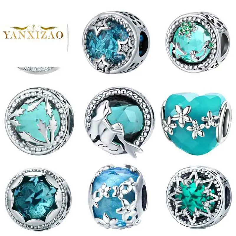 

Diy spacer beads for jewelry making Fit charms pandora bracelet silver 925 original